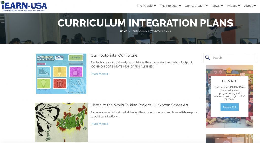 Resource - Curriculum Integration Plan
